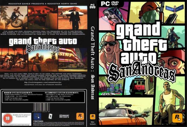 CD GTA San Andreas PC PT-BR